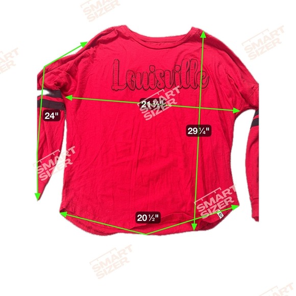 Colosseum Women's Medium University of Louisville Cardinals Long Sleeve Shirt - Picture 2 of 5